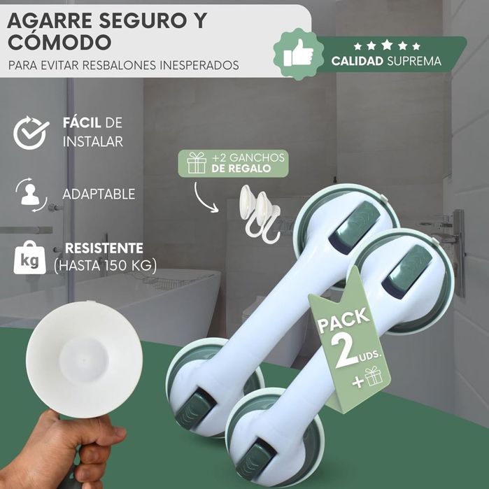 Uchwyt prysznicowy dla osób starszych (2 szt- 30CM)