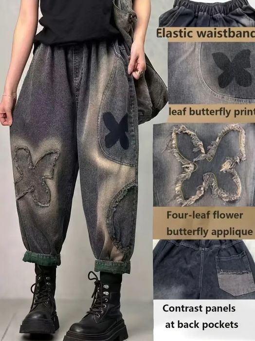 Нові вінтажні джинси, мом, бойфренд, 2xl