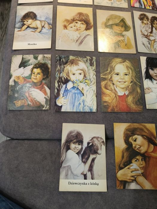Pocztówki dzieci D. Muszyńska -Zamorska 28szt.