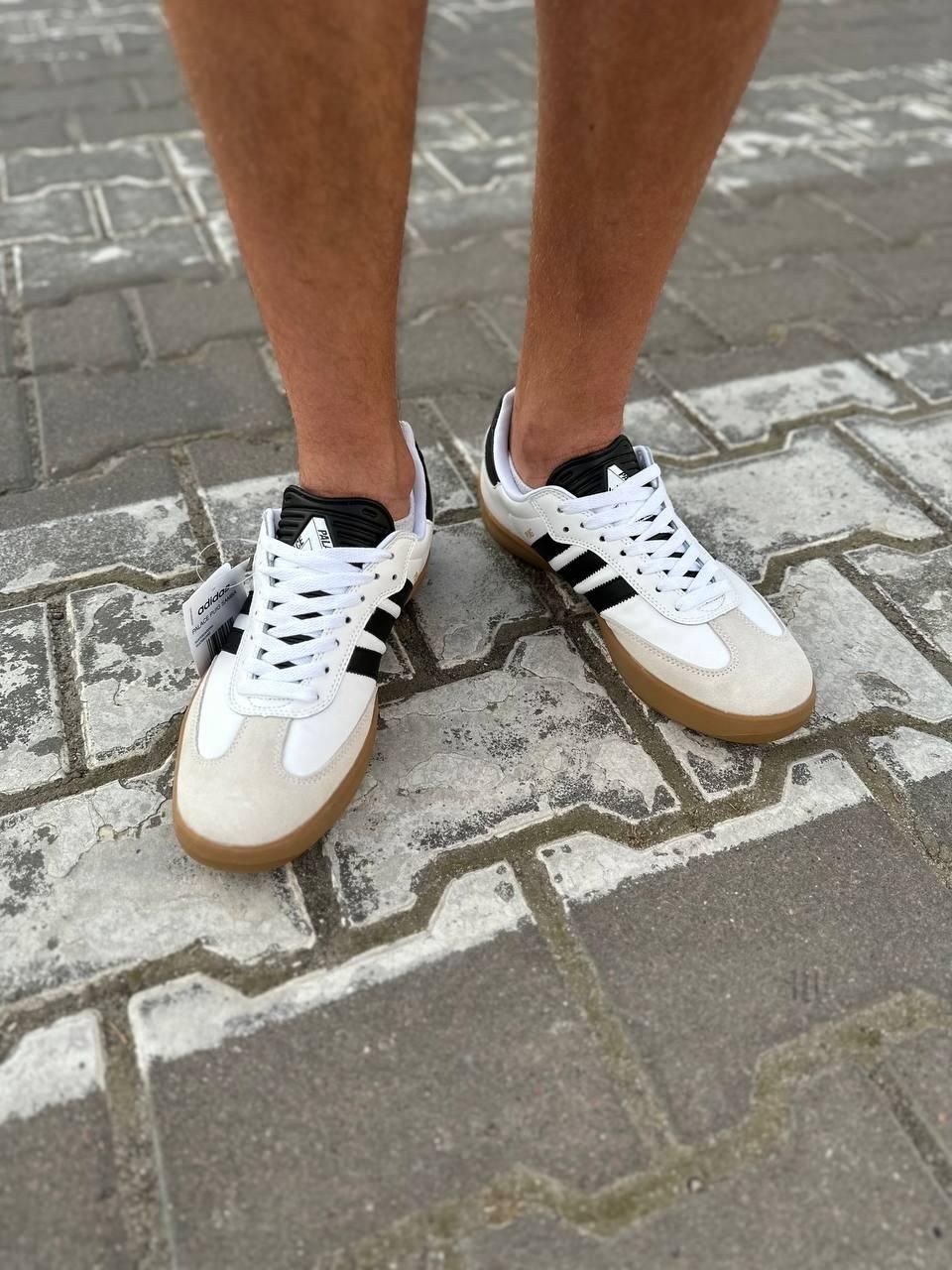 Кроссовки Adidas Puig Samba Palace White Black