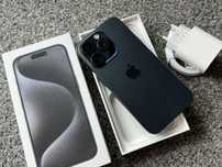 iPhone 15 Pro 512GB TITANIUM BLUE Niebieski Granat Bat97%+ SZKŁO