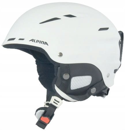 ALPINA BIOM Kask Narciarski WHITE 54-58 cm