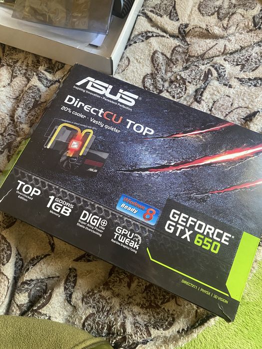 Відеокарта asus geforce gtx 650 1gb
