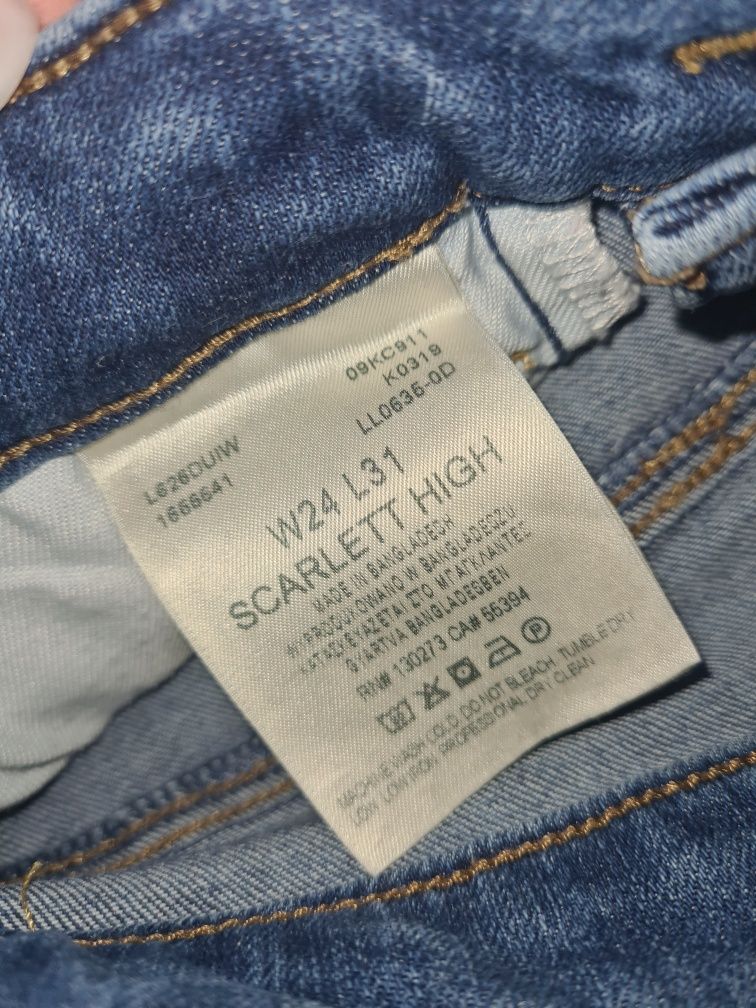 Spodnie Lee dżinsowe Scarlett High