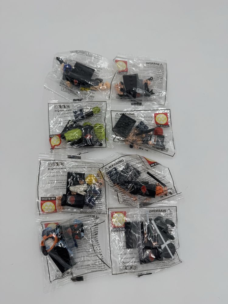 Zestaw ludzikow lego naruto