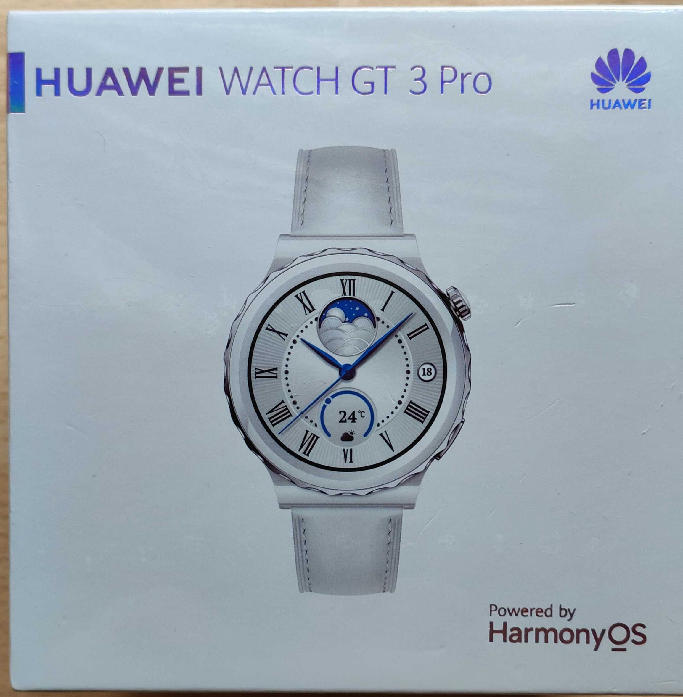 Smartwatch Huawei Watch GT 3 Pro GPS Biały - nowy