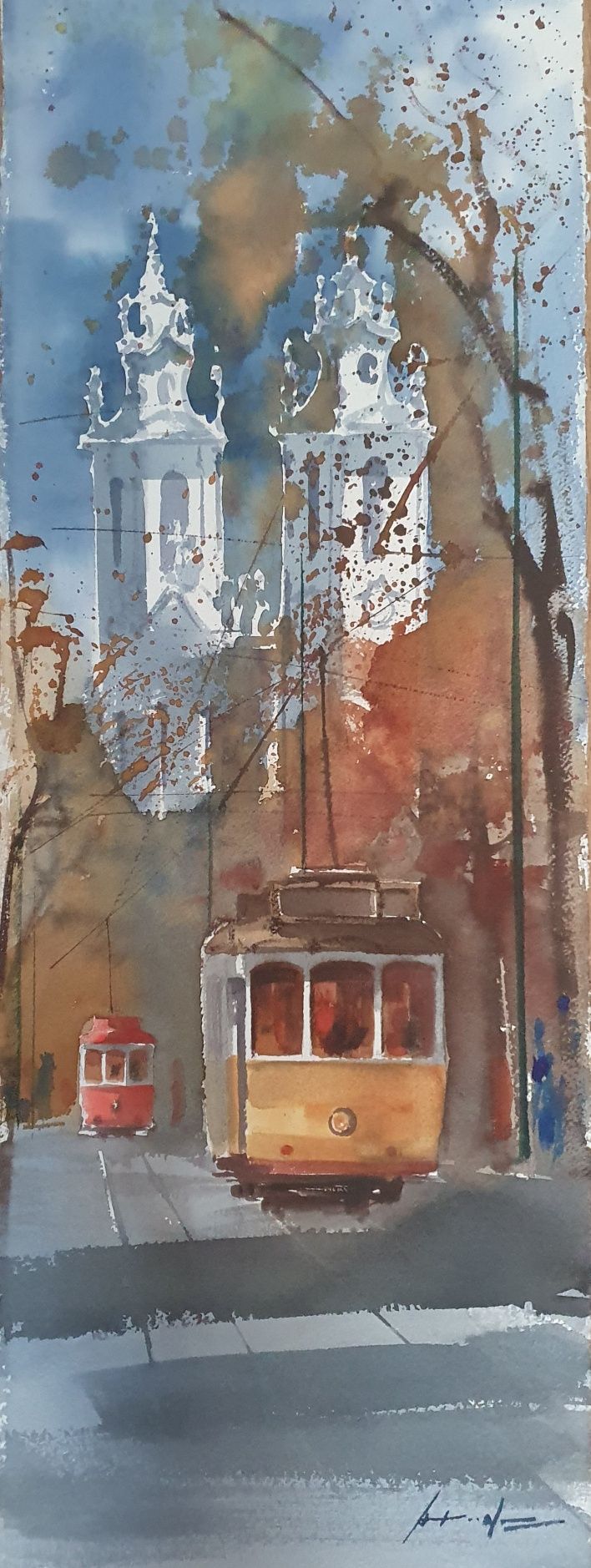 Lisboa em pintura, águarelas do mestre António Neves