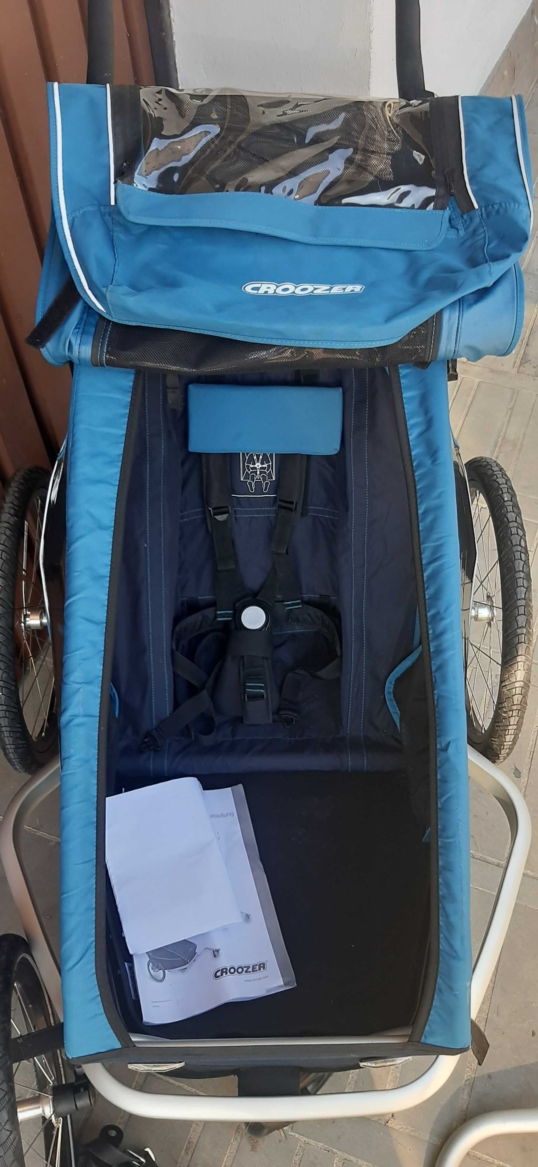 Croozer Kid  for plus 1 jak NOWA Led 3w1 jogger przyczepka rowerowa