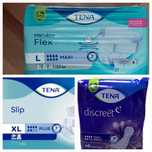 Підгузки памперс для дорослих TENA L ProSkin Flex maxi; ТENA XL; нічні