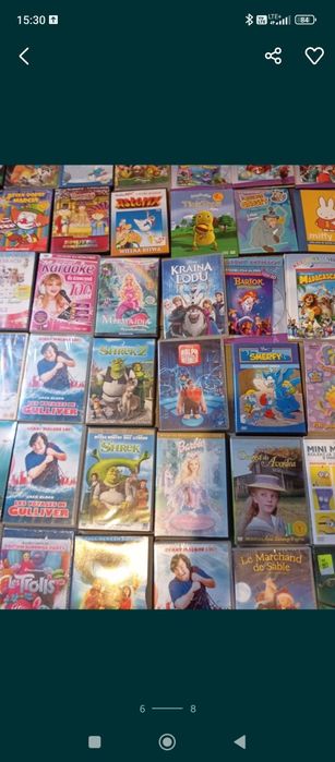 Płyty DVD filmy dla dzieci