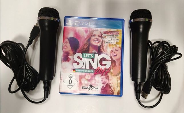 Dwa mikrofony Raven USB Singstar Let's Sing Łódź Śródmieście Wysyłka