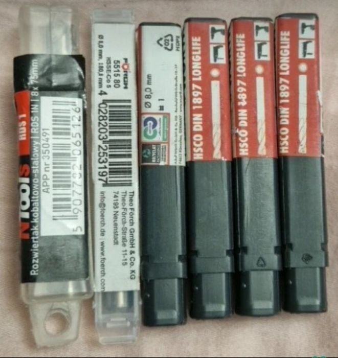 Rozwiertaki do zgrzewów. Whurth, forch. Zestaw 6szt.