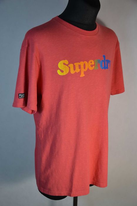SuperDry Vintage Koszulka Męska XL Oryginalna Super Stan Tshirt