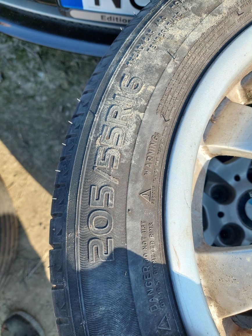 alusy alufelgi alu felga 16" bmw 5x120 e87 e90 e46 opony 205/55