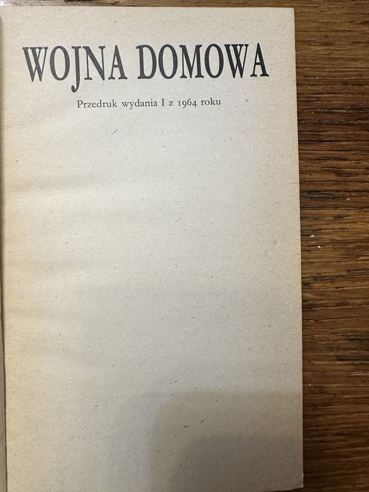 Wojna domowa. Wojna domowa trwa. Maria Zientarowa