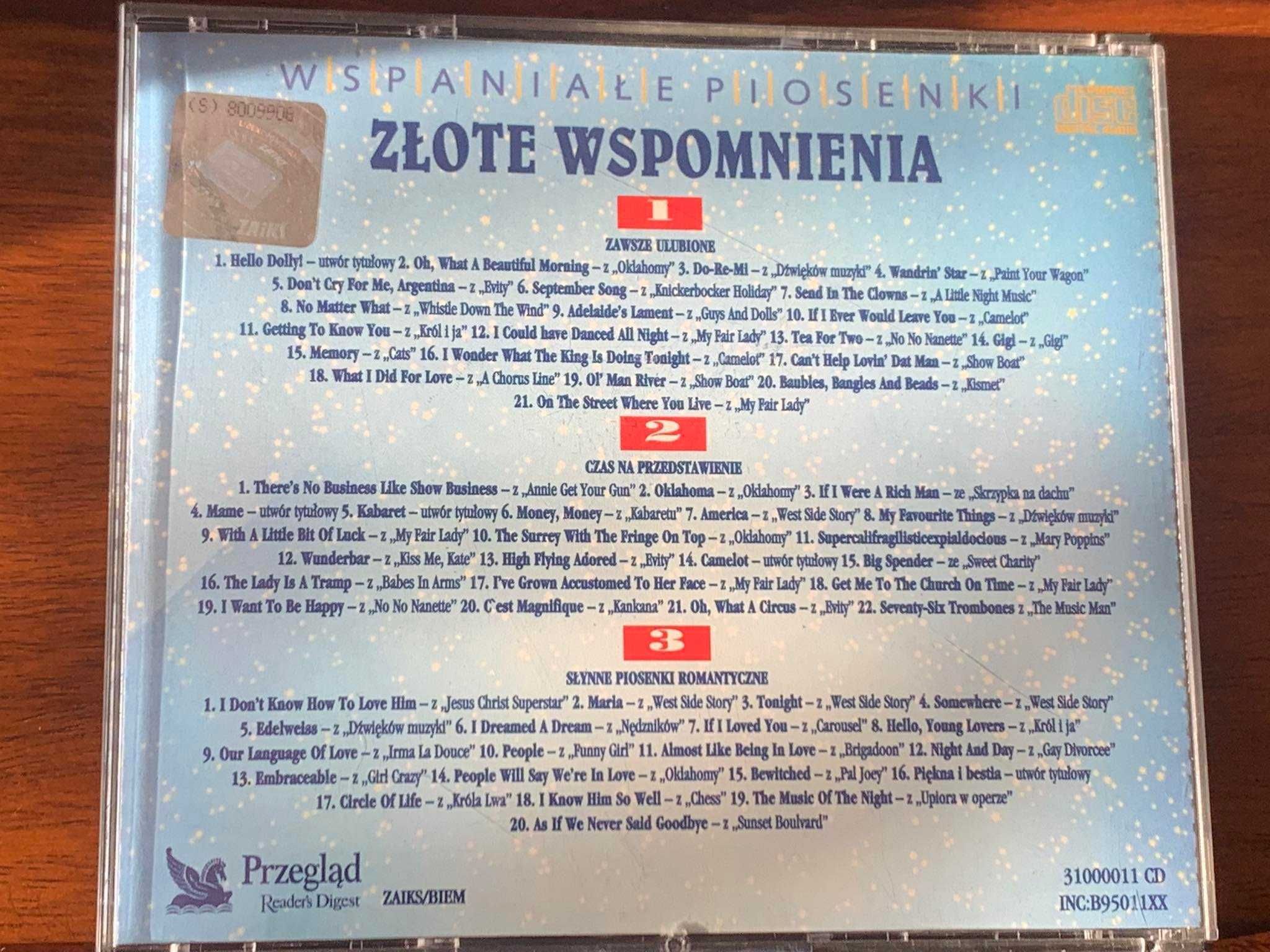 Wspaniałe Piosenki - Złote Wspomnienia - BOX -3CD - stan EX+!