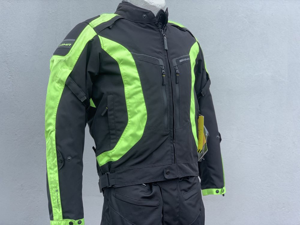 Kurtka motocyklowa Shima Combat rozmiar L Nowa, Fluo, 3 warstwowa!