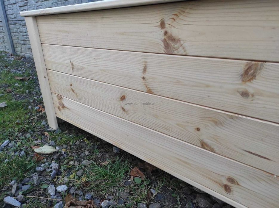 Skrzynia Kufer drewniany 80x40x50- pokój sypialnia taras balkon