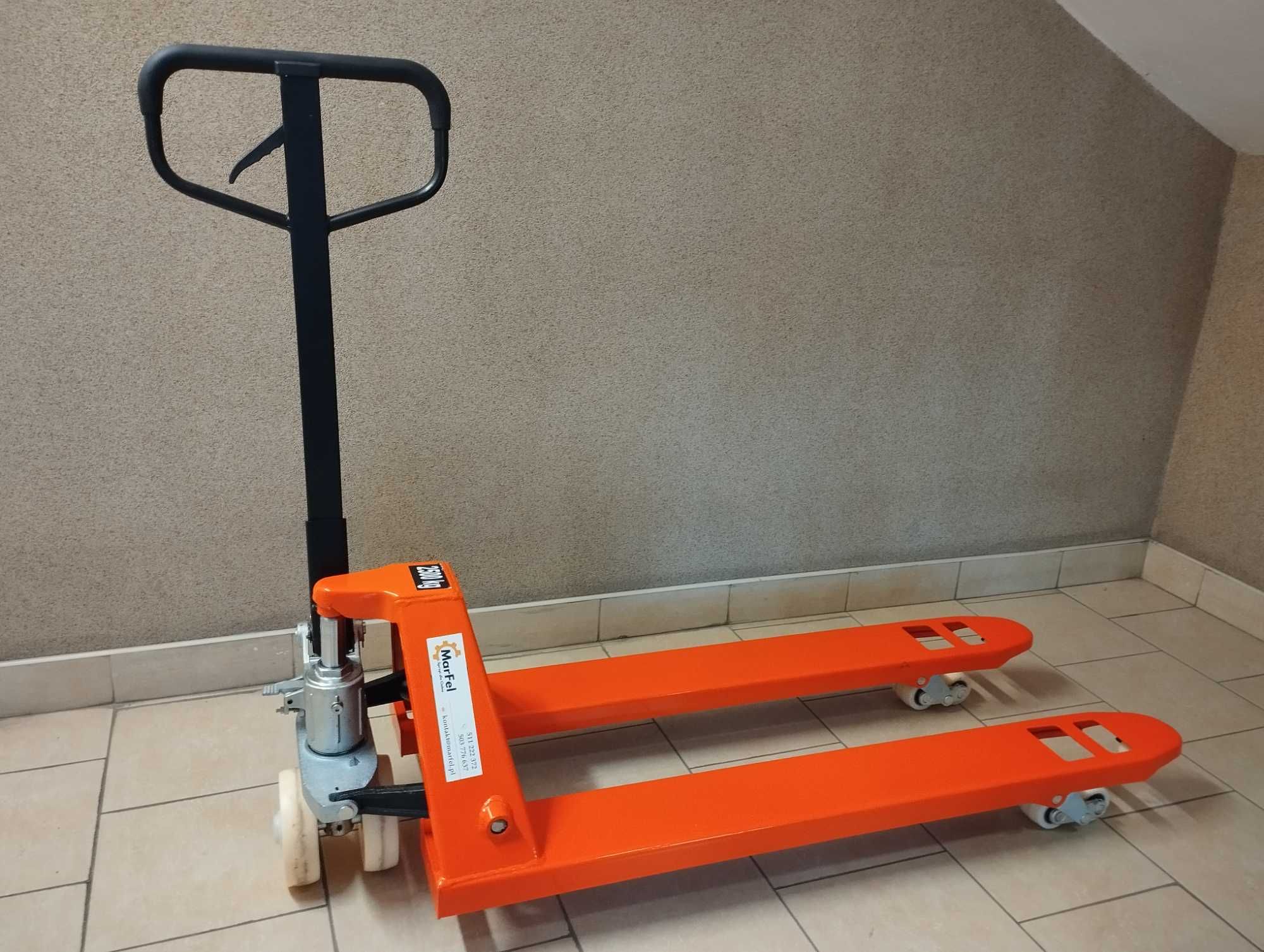 Wózek paletowy paleciak ręczny magazynowy kurierski 120cm 80cm 100cm