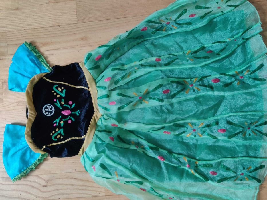 Sukienka ANNA ELSA/4-5/104-110/Kraina lodu/Frozen/Elza/strój karnawał