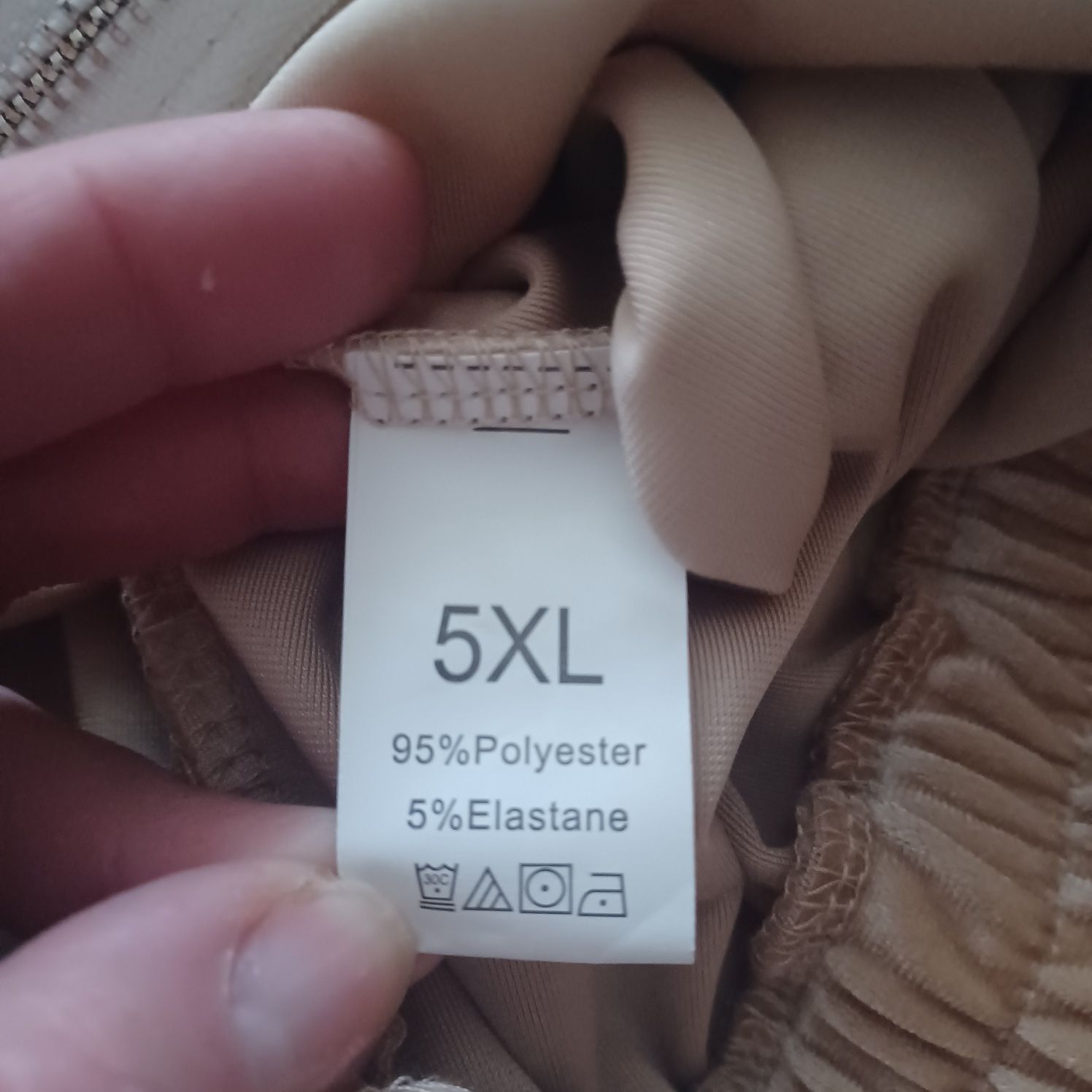 Bluza welurowa z elastamem jak nowa XXXL/ plus size