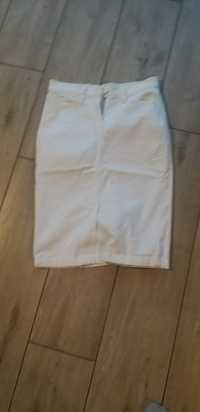 Jeansowa biala spodniczka
