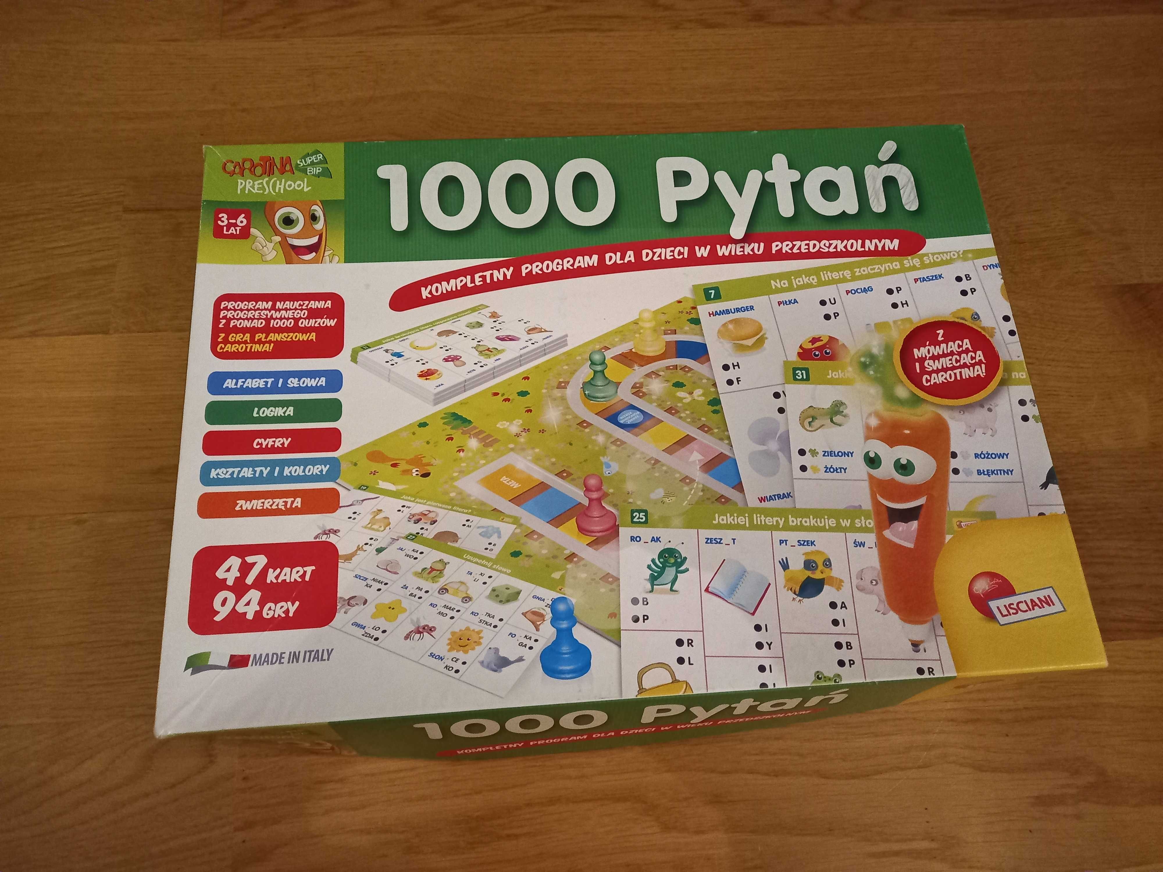 1000 Pytań i odpowiedzi Carotina 3-6 lat