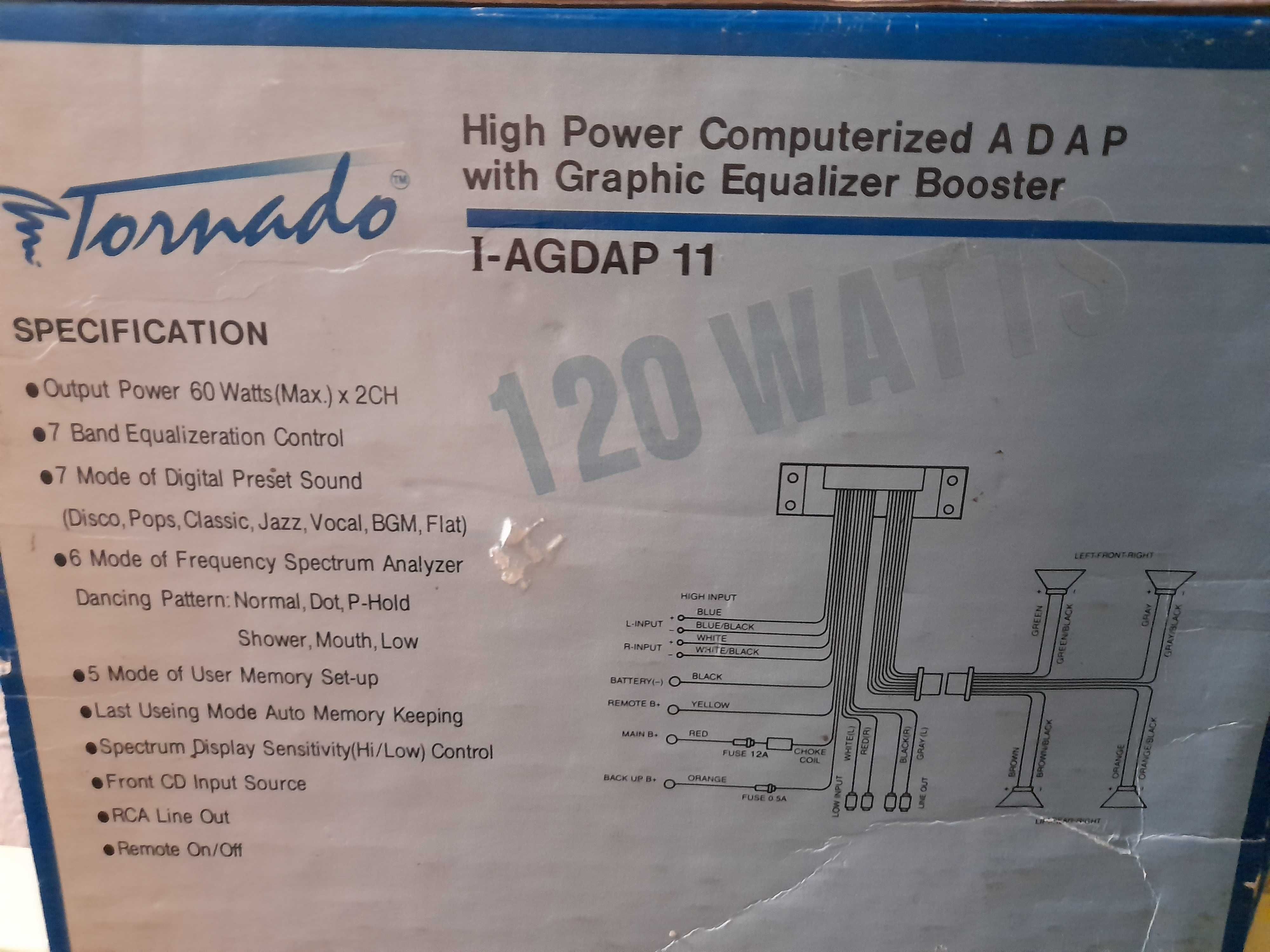 Processador audio digital Tornado