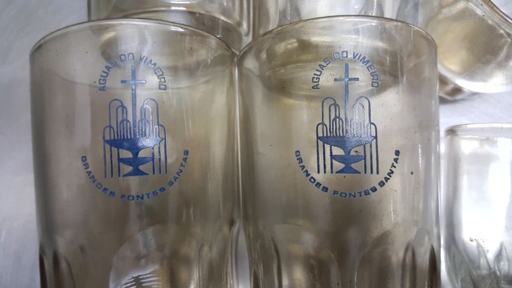 Copos vintage Águas do Vimeiro