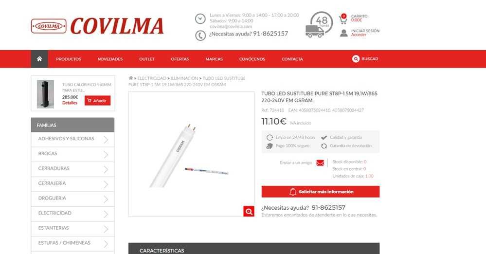 Osram Caixa com 9 Lâmpadas LED ST8P (202)