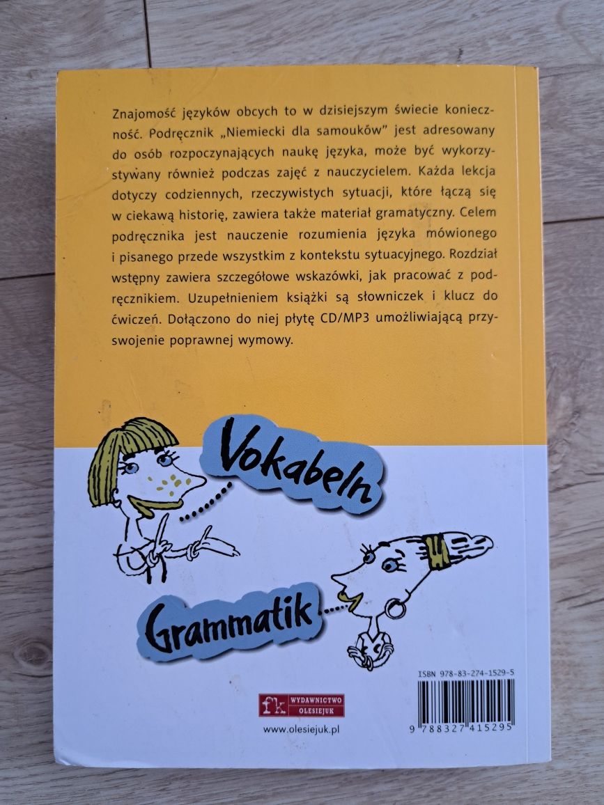 Niemiecki dla samouków, książka do nauki z płytą CD Hochheim Hereinova