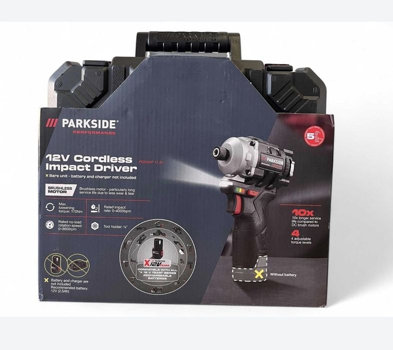 Шуруповерт PARKSIDE Performance 12v