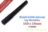 Wężyk krótki mleczny 160x10mm typu Westfalia 4 sztuki