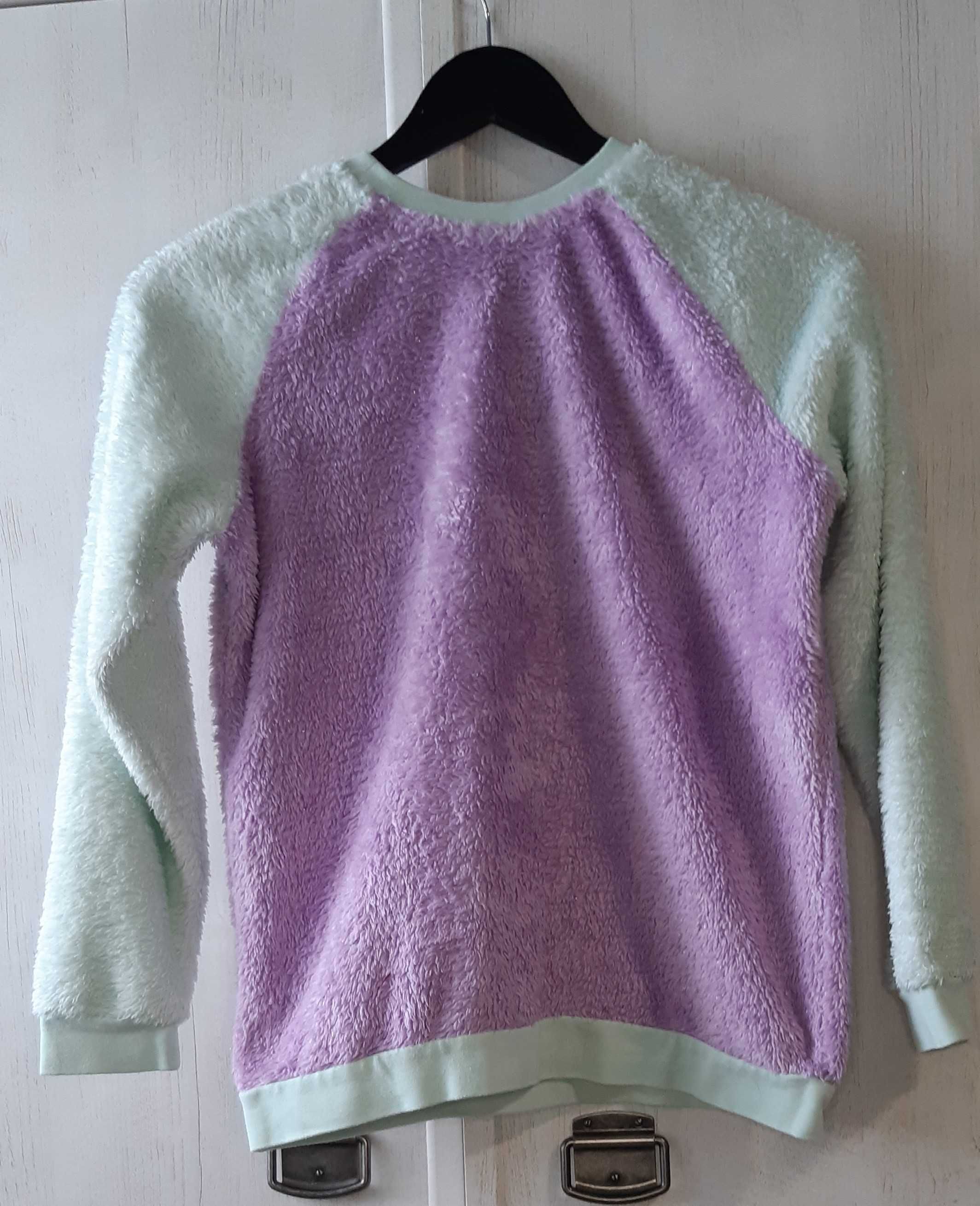 Zestaw sweter sweterki jednorożec, galowy, kwiaty 146/152