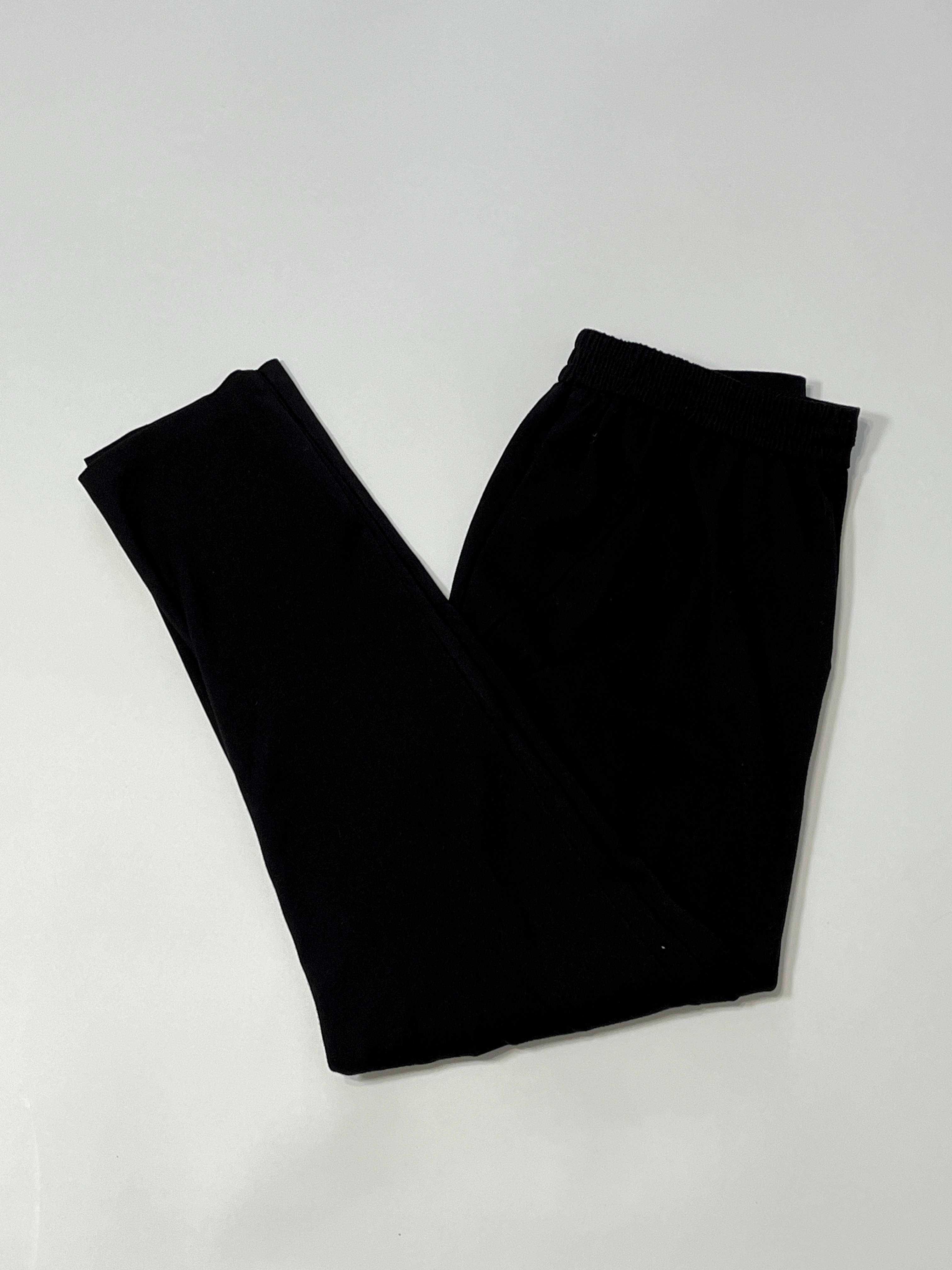 Czarne luzne spodnie męskie L unisex