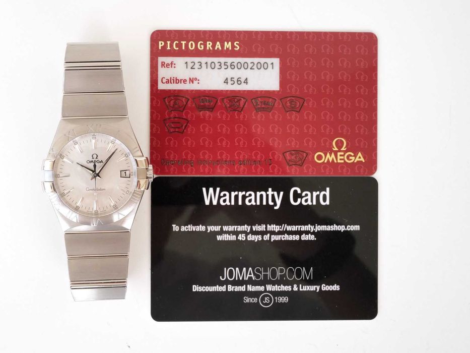 Omega Constellation Quartz Silver Dial 35mm