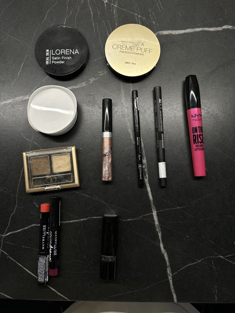 Набір косметики ja-de, maybelline, NYX, max factor