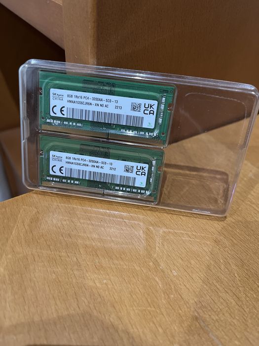 Kit memórias (2x8)16GB DDR4 3200 CL22 para portátil