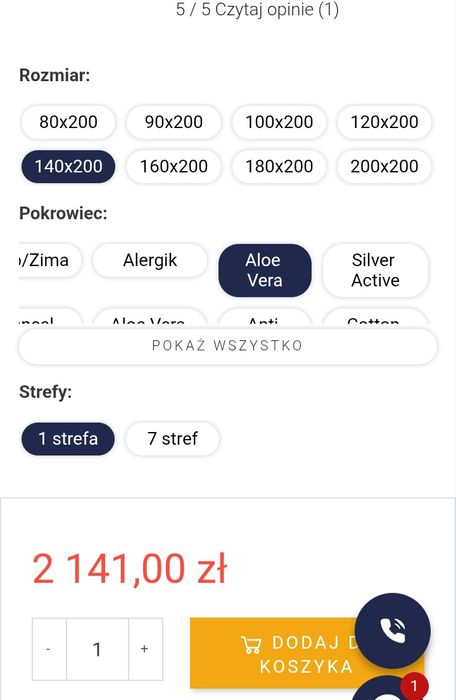 Sprzedam materac firmy Koło