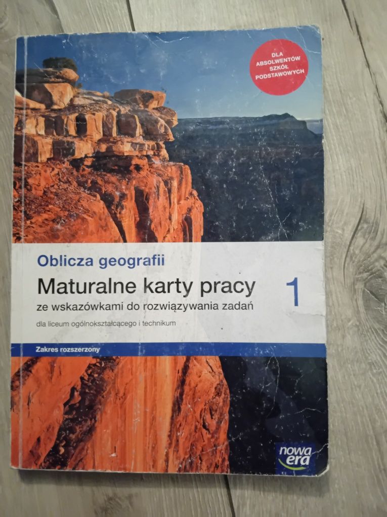 Oblicza geografii 1. Maturalne karty pracy.