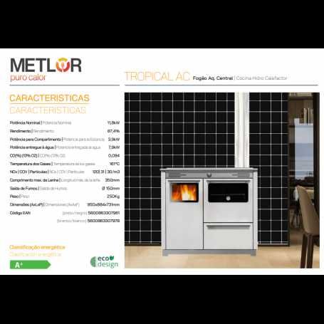 Cozinha de lenha Metlor TROPICAL AC