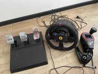 Zestaw Thrustmaster T300 Alcantara + pedały + skrzynia biegów