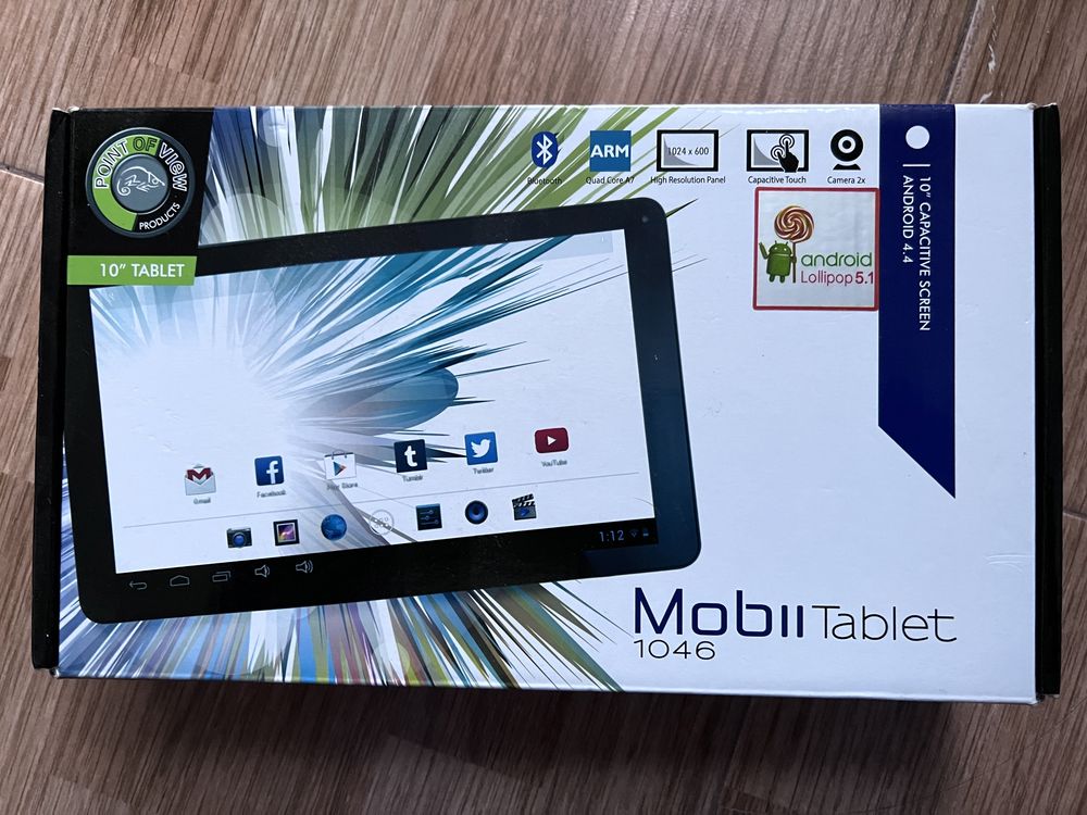 Tablet point of view mobii 1046 para peças ou repar