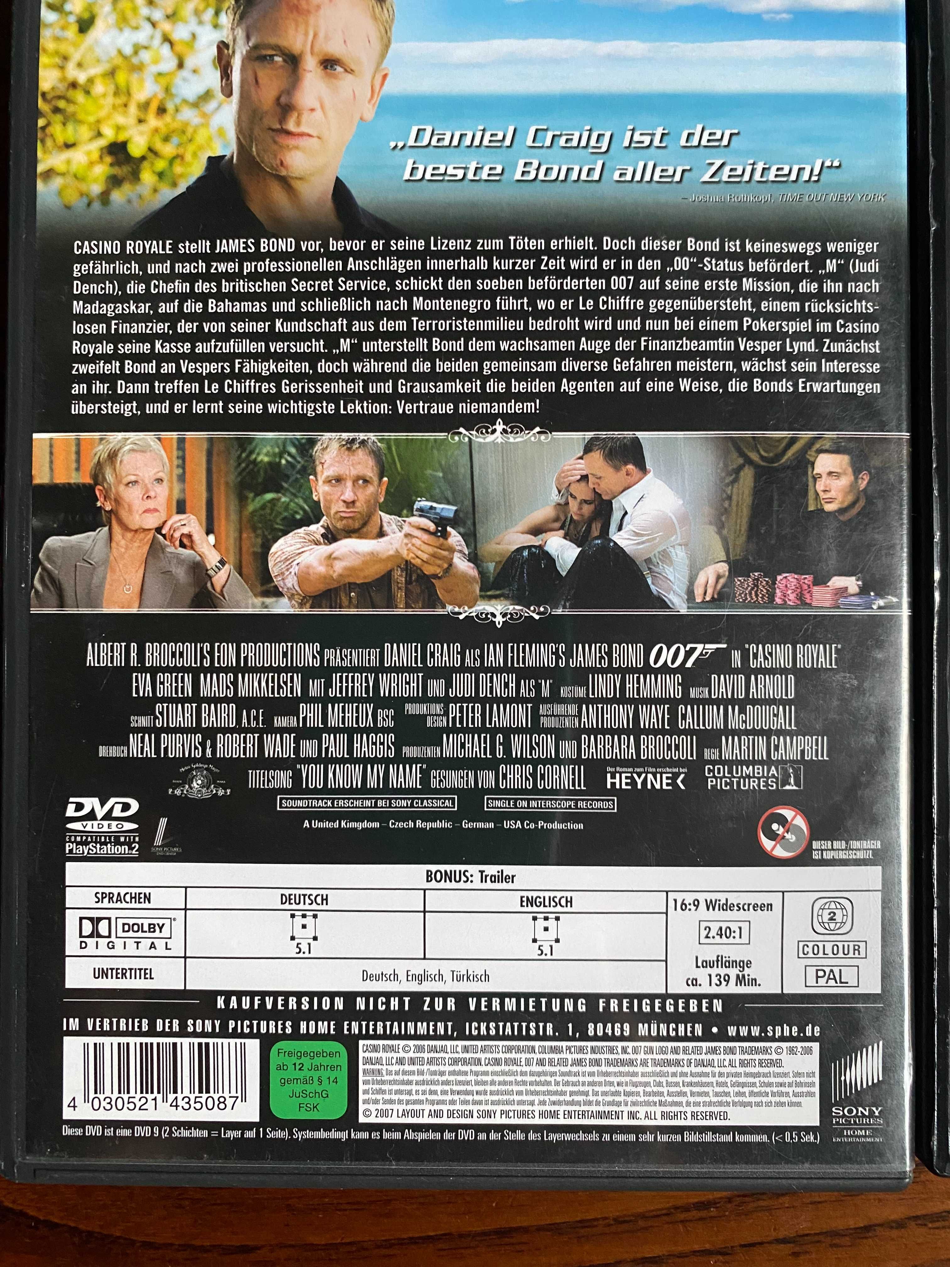 Płyta DVD film 007 Casino Royale trzy płyty Kraków