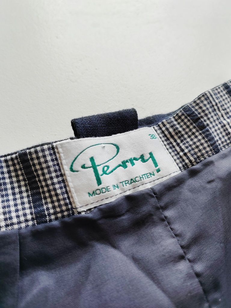 Lniana spódnica unikat premium Perry Mode in Trachten