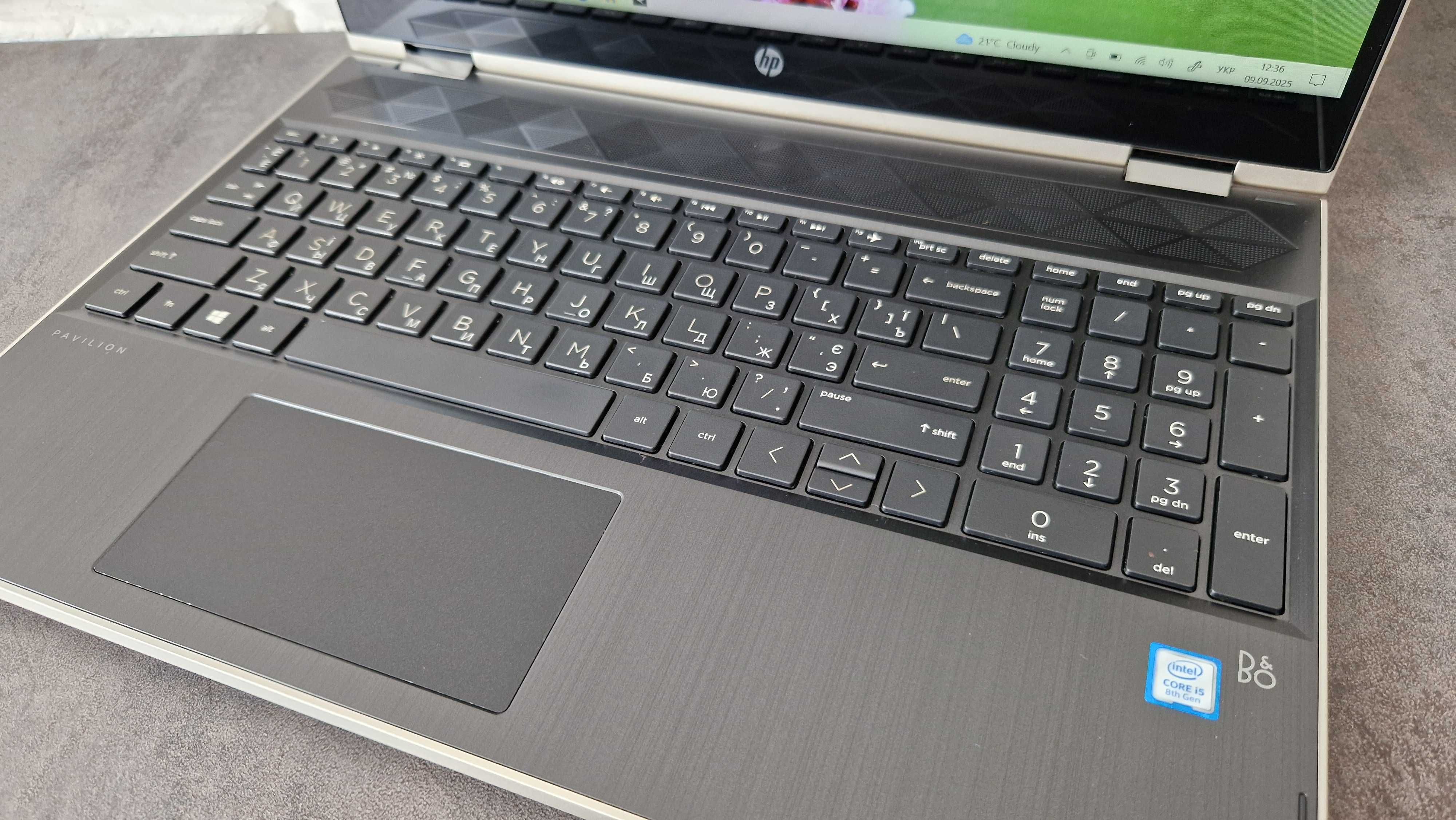 Ноутбук HP Pavilion x360 i5-8250U/8/256/Трансформер