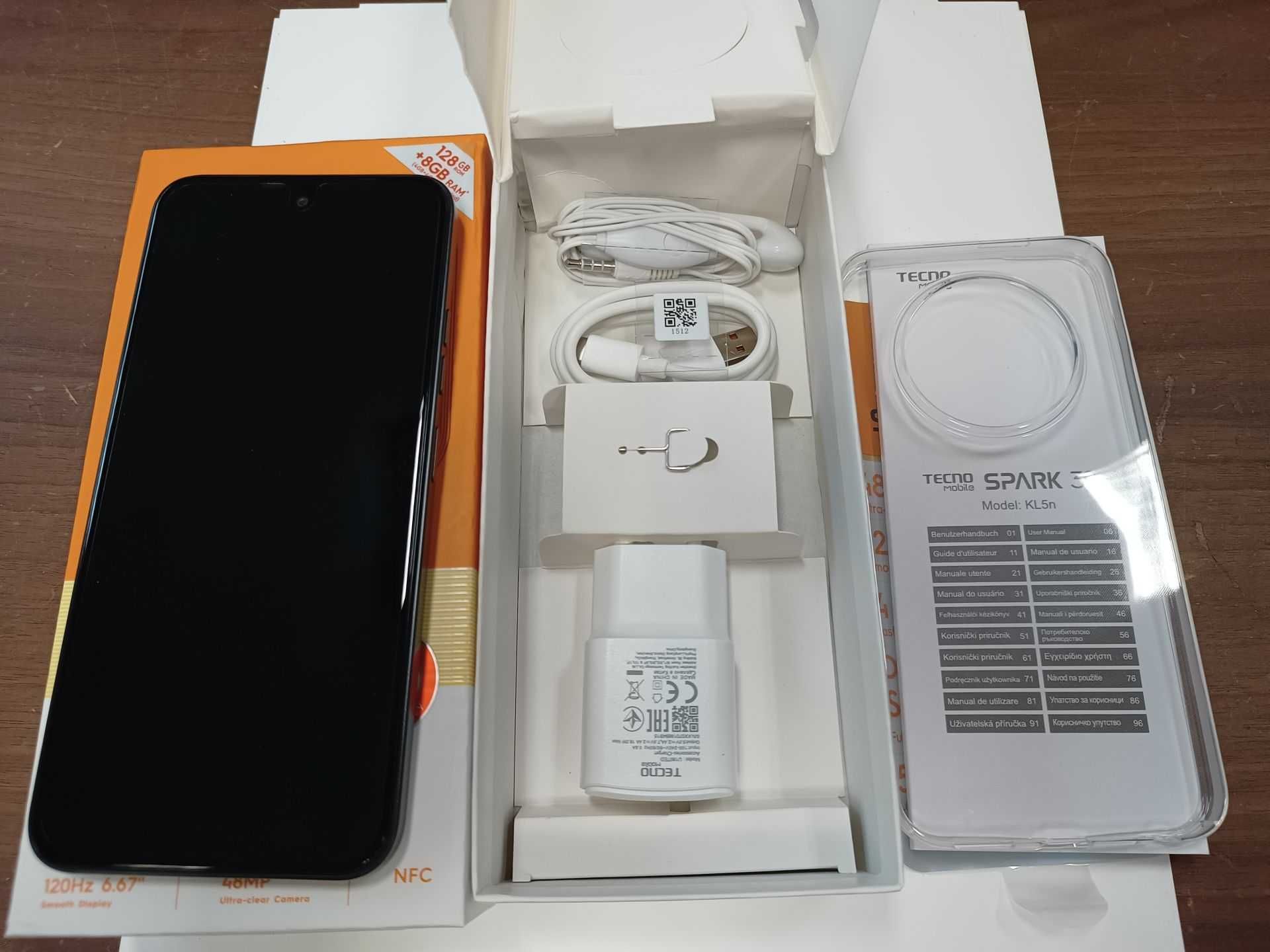 Smartfon Tecno Spark 30C 4/128GB Czarny