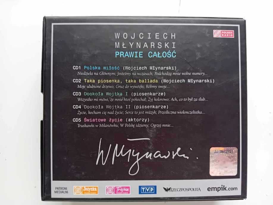 5 płyt CD Wojciech Młynarski - Prawie całość