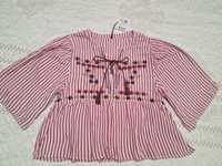 Вишиванка ZARA, блузка, сорочка, вишита, 44-46, M, L,