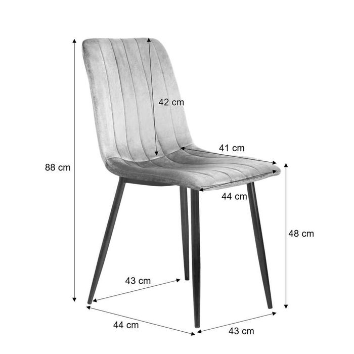 Welurowe krzesło tapicerowane do salonu i jadalni. Nowe. Wysyłka 24h